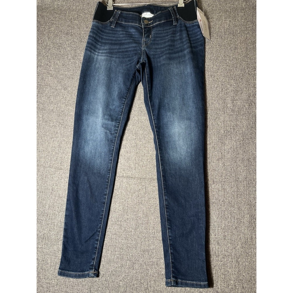 Ingrid‎ & Isabel Women's Blue Jegging Jeans Maternity Denim, 4-Side Elastic
